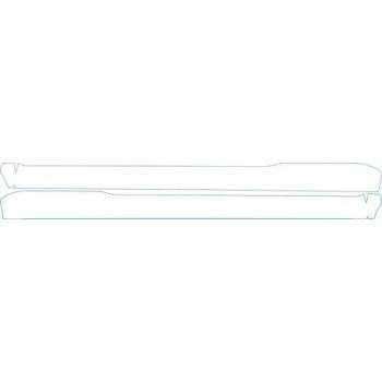 PAINT PROTECTION KIT - 2004 PORSCHE 911 CARRERA ROCKER PANELS KIT - PRECUT PPF CLEAR BRA WRAP