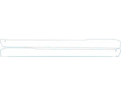 PAINT PROTECTION KIT - 2003 PORSCHE 911 CARRERA ROCKER PANELS KIT - PRECUT PPF CLEAR BRA WRAP