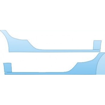 PAINT PROTECTION KIT - 2007 PORSCHE 911 TURBO BASE ROCKERS KIT - PRECUT PPF CLEAR BRA WRAP