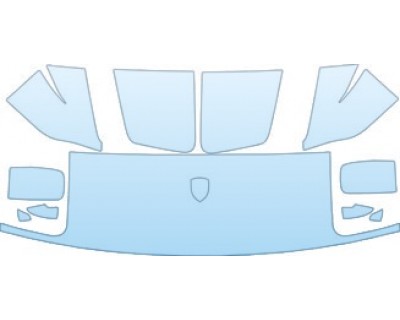 PAINT PROTECTION KIT - 1986 PORSCHE 944 S2  HOOD FENDER LIGHT COVER AND MIRROR KIT