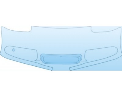 PAINT PROTECTION KIT - 2001 PORSCHE BOXSTER S SHORT BUMPER (LESS COVERAGE) - PRECUT PPF CLEAR BRA WRAP