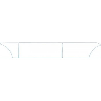 PAINT PROTECTION KIT - 2003 PORSCHE CAYENNE TURBO S DRIVER DOORS KIT - PRECUT PPF CLEAR BRA WRAP