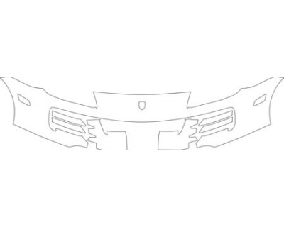 2009 PORSCHE CAYENNE S  Bumper With Plate Cut Out Kit