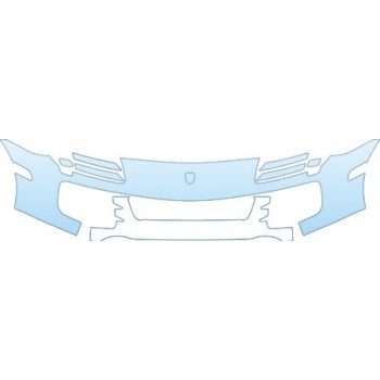 PAINT PROTECTION KIT - 2010 PORSCHE CAYENNE BASE  BUMPER WITH WASHERS(30 INCH) KIT - PRECUT PPF CLEAR BRA WRAP