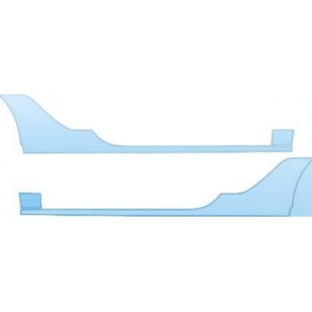 PAINT PROTECTION KIT - 2006 PORSCHE CAYMAN S S ROCKERS (DOES NOT COVER TEXURED PAINT) KIT - PRECUT PPF CLEAR BRA WRAP