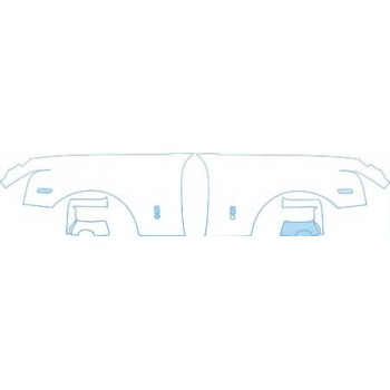 PAINT PROTECTION KIT - 2008 ROLLS-ROYCE PHANTOM S FULL FENDER MIRROR KIT - PRECUT PPF CLEAR BRA WRAP