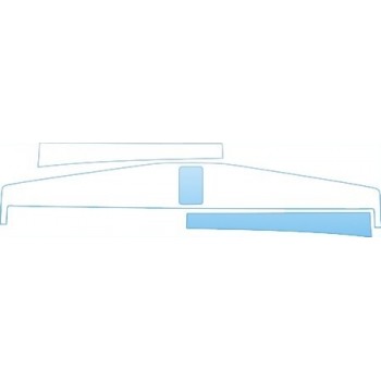 PAINT PROTECTION KIT - 2004 ROLLS-ROYCE PHANTOM GRILLE KIT - PRECUT PPF CLEAR BRA WRAP