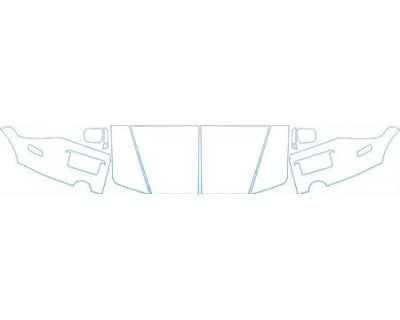 2006 ROLLS-ROYCE PHANTOM S  Hood Fender Mirror Kit - PRECUT PPF CLEAR BRA WRAP