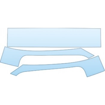 PAINT PROTECTION KIT - 2004 ROLLS-ROYCE PHANTOM ROOF A-PILLAR KIT - PRECUT PPF CLEAR BRA WRAP