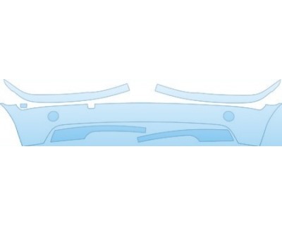PAINT PROTECTION KIT - 2003 BMW 3 SERIES SEDAN BASE MODEL BUMPER - PRECUT PPF CLEAR BRA WRAP