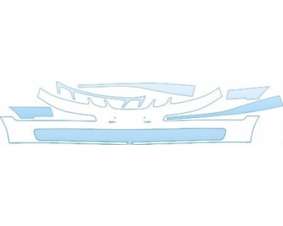 PAINT PROTECTION KIT - 2003 SAAB 9--3 SPORTCOMBI LINEAR BUMPER KIT - PRECUT PPF CLEAR BRA WRAP