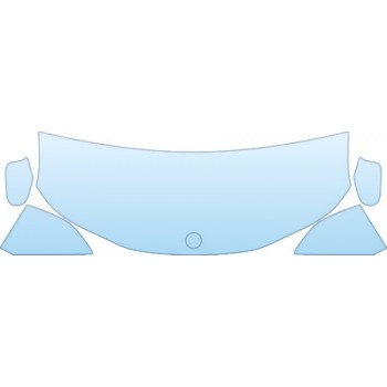 2003 SAAB 9--3 CONVERTIBLE AERO Hood Fender Mirror Kit - PRECUT PPF CLEAR BRA WRAP