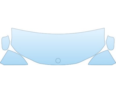 2007 SAAB 9--3 SPORTCOMBI AERO Hood Fender Mirror Kit - PRECUT PPF CLEAR BRA WRAP
