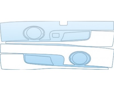 2002 BMW 3 SERIES SEDAN SPORT SPORT BUMPER WITH LICENSE PLATE CUT OUT.