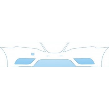 PAINT PROTECTION KIT - 2011 SAAB 9--3 CONVERTIBLE AERO BUMPER KIT - PRECUT PPF CLEAR BRA WRAP