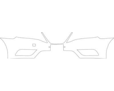 2011 SAAB 9--3 CONVERTIBLE AERO Bumper With Plate Cut Out Kit