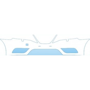 PAINT PROTECTION KIT - 2008 SAAB 9--3 SPORT COMBI AERO BUMPER (WITH WASHERS) KIT - PRECUT PPF CLEAR BRA WRAP