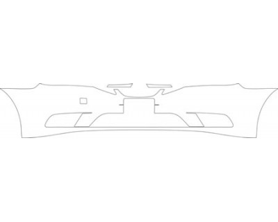 2010 SAAB 9--3 SPORTS SEDAN 2.0T Bumper With Plate Cut Out Kit