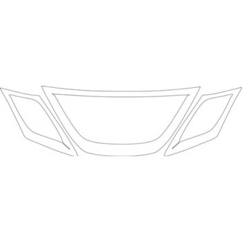 2011 SAAB 9--3 CONVERTIBLE AREO Grille Kit