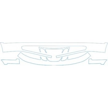 PAINT PROTECTION KIT - 2005 SAAB 9--5 SEDAN ARC BUMPER KIT - PRECUT PPF CLEAR BRA WRAP