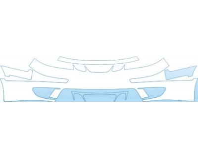 PAINT PROTECTION KIT - 2004 SAAB 9--5 SEDAN AERO BUMPER KIT - PRECUT PPF CLEAR BRA WRAP