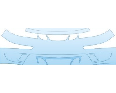 PAINT PROTECTION KIT - 2004 SAAB 9--5 SEDAN AERO BUMPER KIT - PRECUT PPF CLEAR BRA WRAP