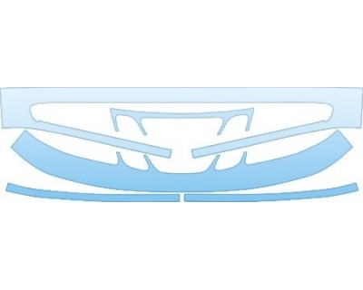 PAINT PROTECTION KIT - 2004 SAAB 9--5 SEDAN LINEAR BUMPER KIT - PRECUT PPF CLEAR BRA WRAP