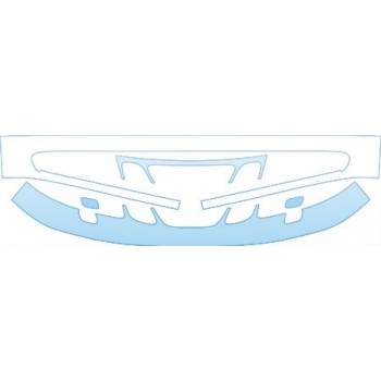 PAINT PROTECTION KIT - 2005 SAAB 9--5 SPORT COMBI ARC BUMPER WITH WASHERS KIT - PRECUT PPF CLEAR BRA WRAP
