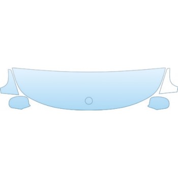 2004 SAAB 9--5 SEDAN AERO Hood Fender Mirror Kit - PRECUT PPF CLEAR BRA WRAP