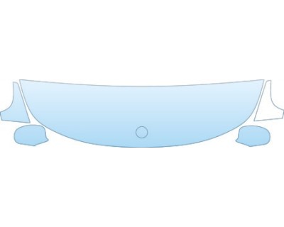 2004 SAAB 9--5 SEDAN LINEAR Hood Fender Mirror Kit - PRECUT PPF CLEAR BRA WRAP
