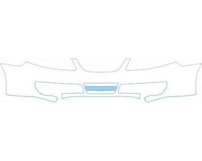 PAINT PROTECTION KIT - 2007 SAAB 9--5 SEDAN AERO BUMPER KIT - PRECUT PPF CLEAR BRA WRAP
