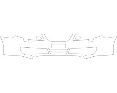 2009 SAAB 9--5 SPORT COMBI AERO Bumper(washers)(plate Cut Out) Kit