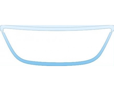 PAINT PROTECTION KIT - 2007 SAAB 9--5 SEDAN AERO GRILLE KIT - PRECUT PPF CLEAR BRA WRAP