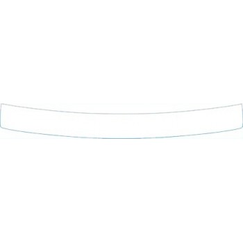PAINT PROTECTION KIT - 2007 SAAB 9--5 SEDAN AERO (SEDAN) REAR BUMPER DECK KIT - PRECUT PPF CLEAR BRA WRAP