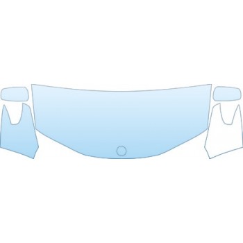 2005 SAAB 9-2X LINEAR  Hood Fender Mirror Kit - PRECUT PPF CLEAR BRA WRAP