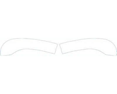 PAINT PROTECTION KIT - 2000 SATURN SC BUMPER KIT - PRECUT PPF CLEAR BRA WRAP