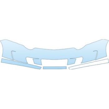 PAINT PROTECTION KIT - 2007 SATURN ION QUAD-COUPE REDLINE BUMPER KIT - PRECUT PPF CLEAR BRA WRAP