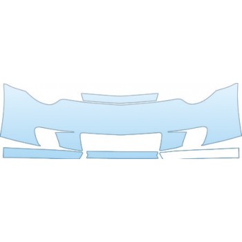 PAINT PROTECTION KIT - 2005 SATURN ION QUAD-COUPE REDLINE BUMPER KIT - PRECUT PPF CLEAR BRA WRAP