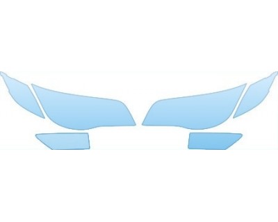 2007 SATURN ION QUAD-COUPE BASE MODEL  HEADLIGHTS- FOG LIGHTS - PRECUT PPF CLEAR BRA WRAP