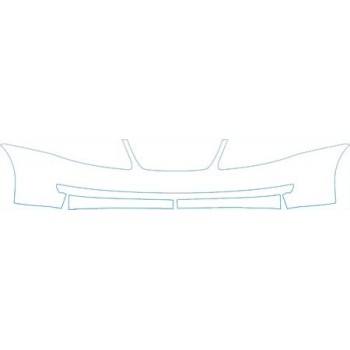 PAINT PROTECTION KIT - 2006 SATURN ION SEDAN 2 BUMPER KIT - PRECUT PPF CLEAR BRA WRAP