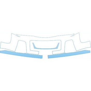 PAINT PROTECTION KIT - 2007 SATURN VUE REDLINE BUMPER (PLATE CUT OUT) KIT - PRECUT PPF CLEAR BRA WRAP