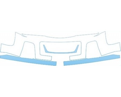 PAINT PROTECTION KIT - 2006 SATURN VUE REDLINE BUMPER (PLATE CUT OUT) KIT - PRECUT PPF CLEAR BRA WRAP