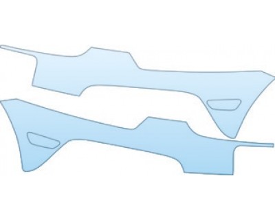 PAINT PROTECTION KIT - 2010 SATURN VUE XE  UPPER BUMPER WITH PLATE CUT OUT KIT - PRECUT PPF CLEAR BRA WRAP