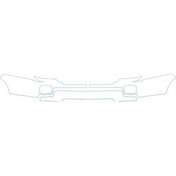 PAINT PROTECTION KIT - 2005 SATURN RELAY REDLINE LOWER BUMPER KIT - PRECUT PPF CLEAR BRA WRAP