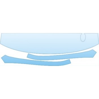 PAINT PROTECTION KIT - 2005 SATURN RELAY REDLINE ROOF A-PILLAR (WITH XM ANTENNA) KIT - PRECUT PPF CLEAR BRA WRAP