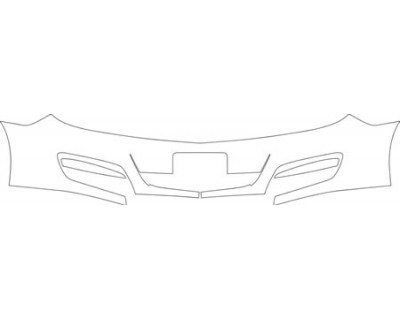 2010 SATURN AURA XR  Bumper (plate Cut Out) Kit