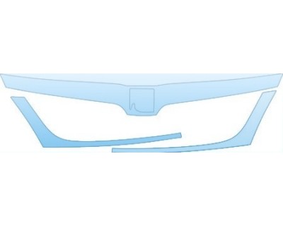 PAINT PROTECTION KIT - 2009 SATURN AURA GREEN LINE GRILLE KIT - PRECUT PPF CLEAR BRA WRAP