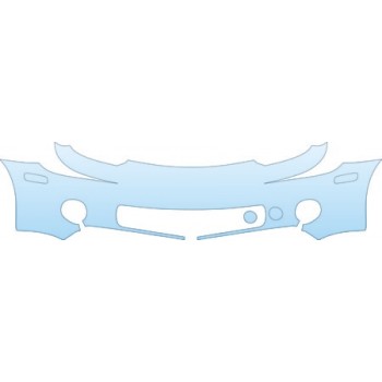PAINT PROTECTION KIT - 2004 SCION XA BASE MODEL BUMPER KIT - PRECUT PPF CLEAR BRA WRAP