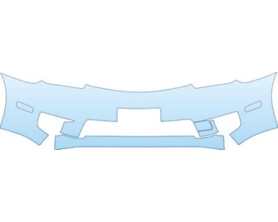 PAINT PROTECTION KIT - 2007 SCION XA BASE BUMPER (WITH PLATE CUT OUT) KIT - PRECUT PPF CLEAR BRA WRAP