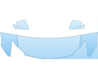 2007 SCION XA BASE  Hood Fender Mirror Kit - PRECUT PPF CLEAR BRA WRAP